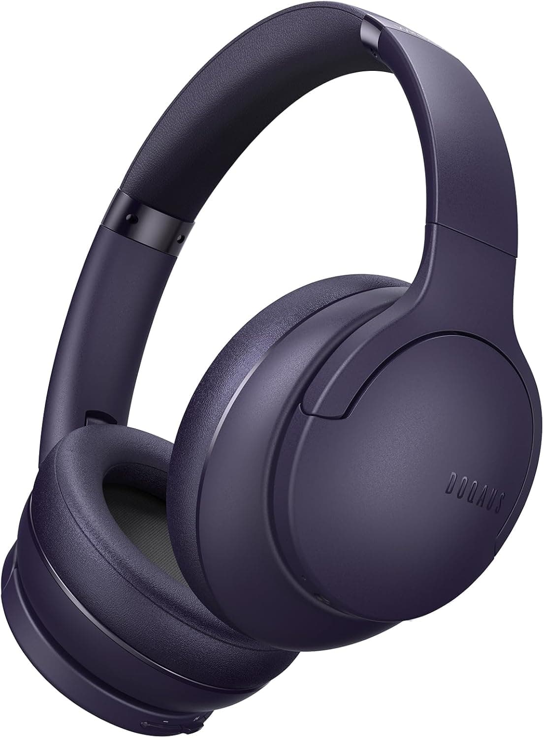 DOQAUS Auriculares Bluetooth Diadema,90 Horas De Batería,UVA Morada