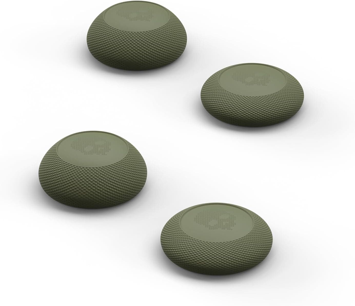 Skull & Co. Convex Thumb Grip Caps Joystick Cap Analog Stick Cover Thumbstick Grip Cover for Xbox (XSX/XB1) Controller - OD Green, 2 Pairs (4pcs)