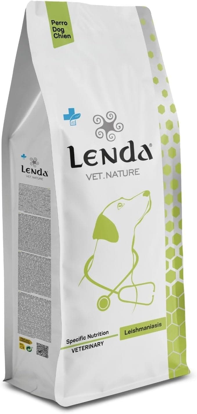 Lenda Vet Leishmaniasis 2 kg - Pienso Veterinario para Perros Jovenes y Adultos de Todas Las Razas con Probioticos - Pienso Natural con Propiedades Inmunomoduladora y Antioxidantes