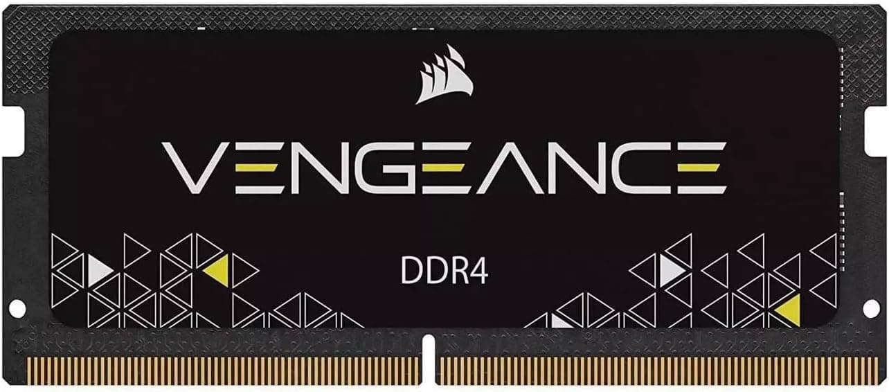 Corsair Vengeance SODIMM 16 GB (1x16 GB) DDR4 3200MHz CL22 Memoria para portátiles/portátiles (Compatible con procesadores Intel Core de 11ª generación) Negro
