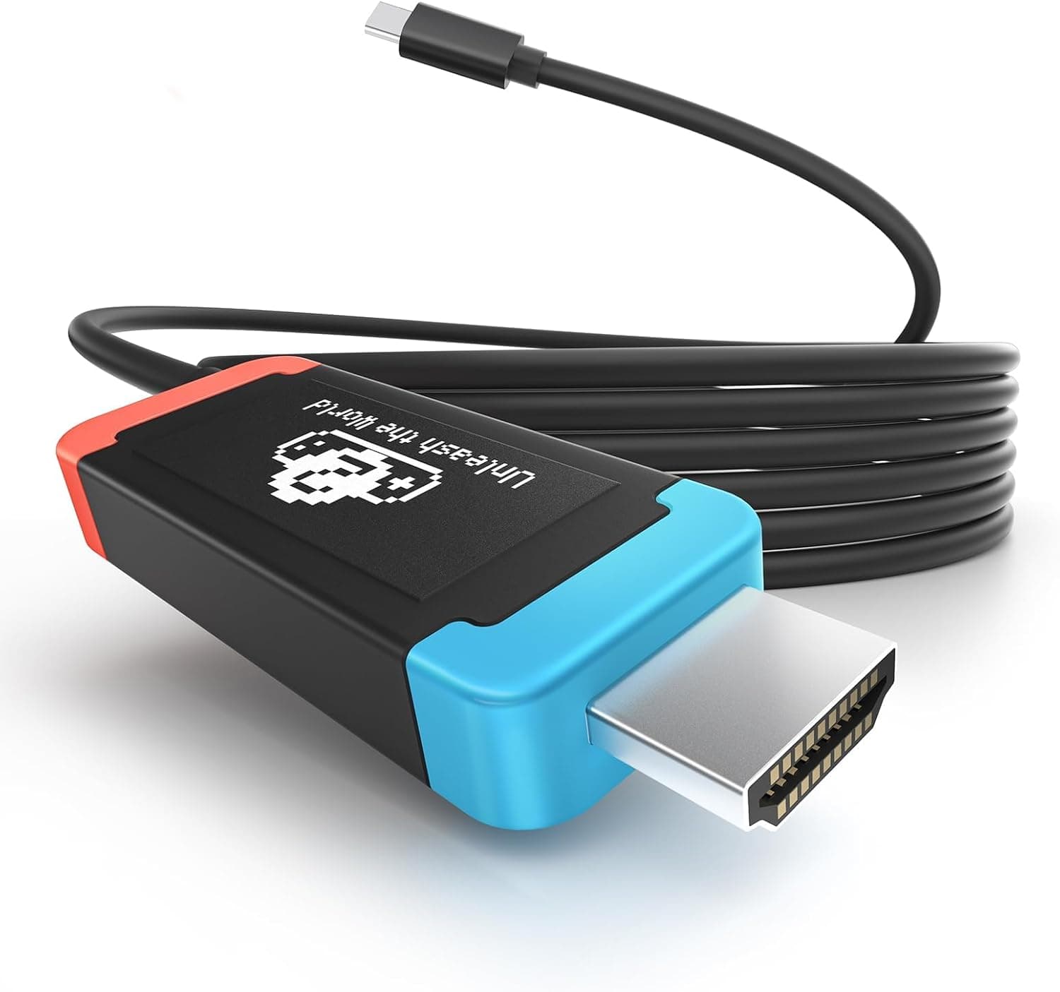 Lemorele Adaptador USB-C a HDMI 2 m, 4K@60Hz, Compatible con Switch 2