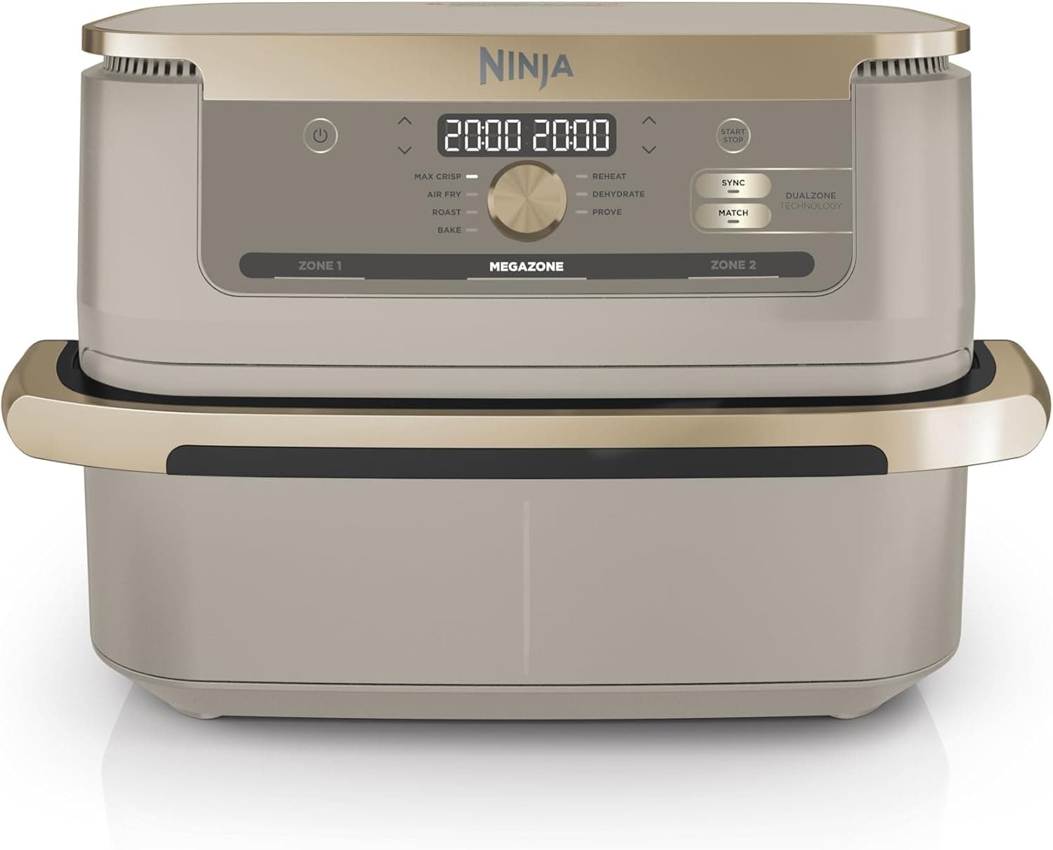 Ninja Foodi FlexDrawer, Freidora de Aire con Compartimento Doble, 10,4L