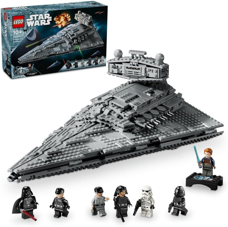 LEGO Star Wars 75394 Destructor Estelar Imperial - Juguete de Construcción de Nave con Interior Detallado -7 Minifiguras de Darth Vader - Regalo para Niños de 10+ Años Fans de Una Nueva Esperanza