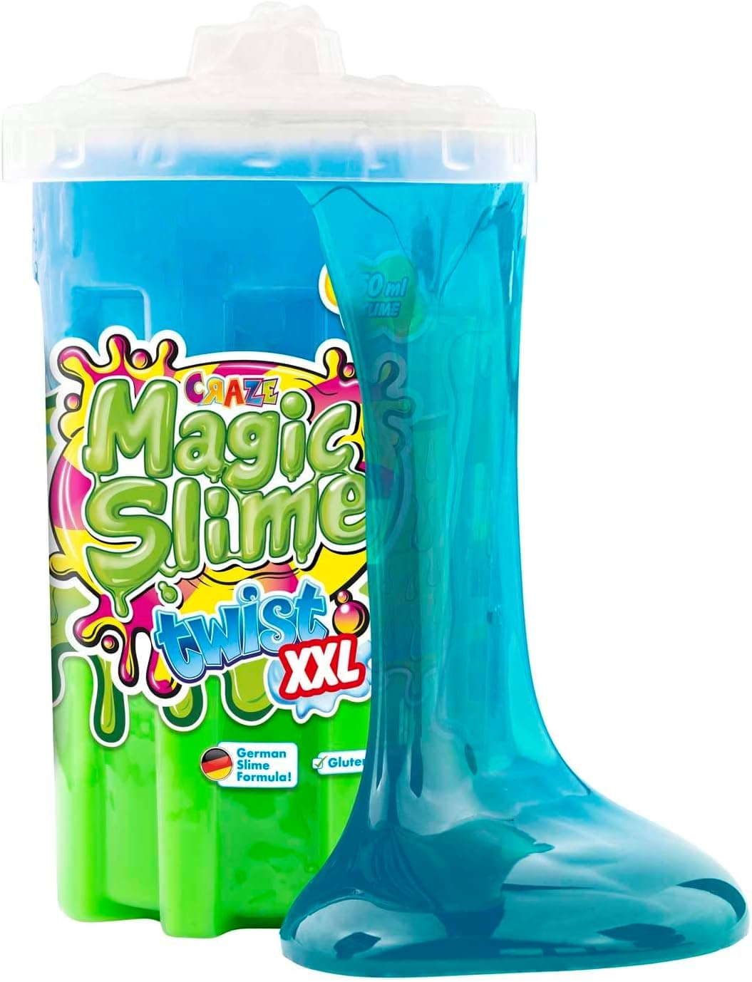 CRAZE Magic Slime Twist XXL para Niños, 750 ml, Color Surtido