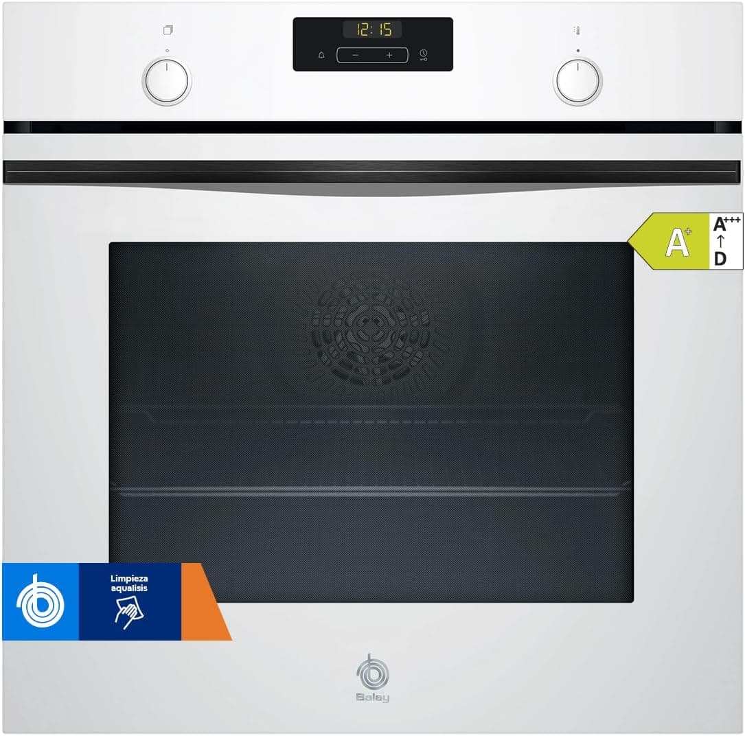 Balay, Horno multifunción, Aqualisis, Cristal negro, 3HB5131B3