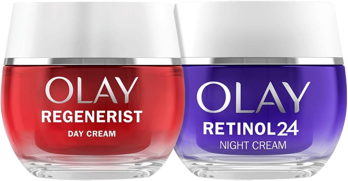 Olay Regenerist Crema Facial de Día 50ml + Olay Retinol24 Crema Noche 50ml