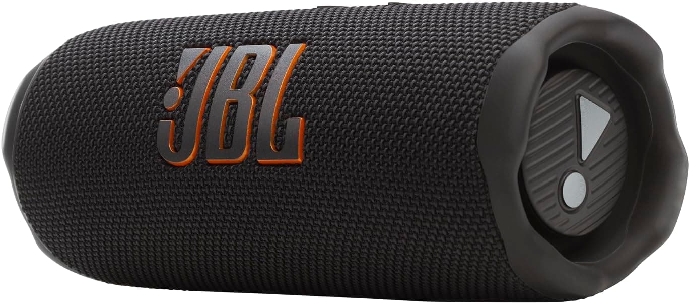 JBL Flip 7, Altavoz Bluetooth portátil inalámbrico Potente, 16h de batería, Resistente al Agua IP68, a Prueba de Polvo y caídas, Sonido JBL Pro, AI Sound Boost, Compatible con Auracast, Negro