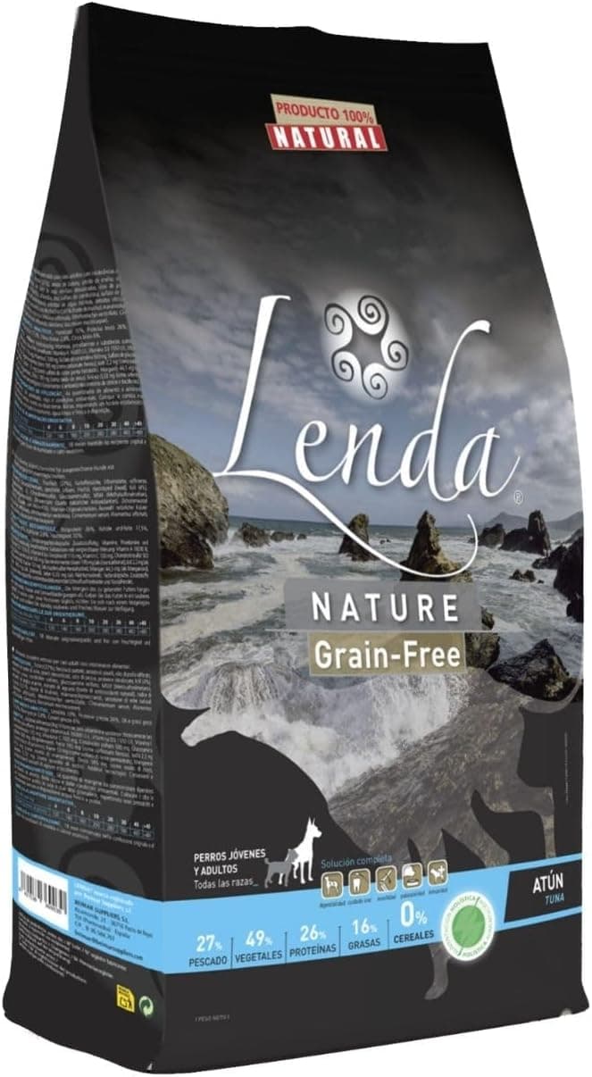 Lenda Atún 3Kg - Pienso Hipoalergénico para Perros Jóvenes y Adultos con Alergias o Intolerancias | Comida para Perros Rica en Atún | Pienso para Perros Natural y SIN Cereales