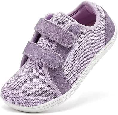 HOBIBEAR Kids Calzado Descalzo Ancho para niños niñas Outdoor Trail Running Minimalist Walking Shoes