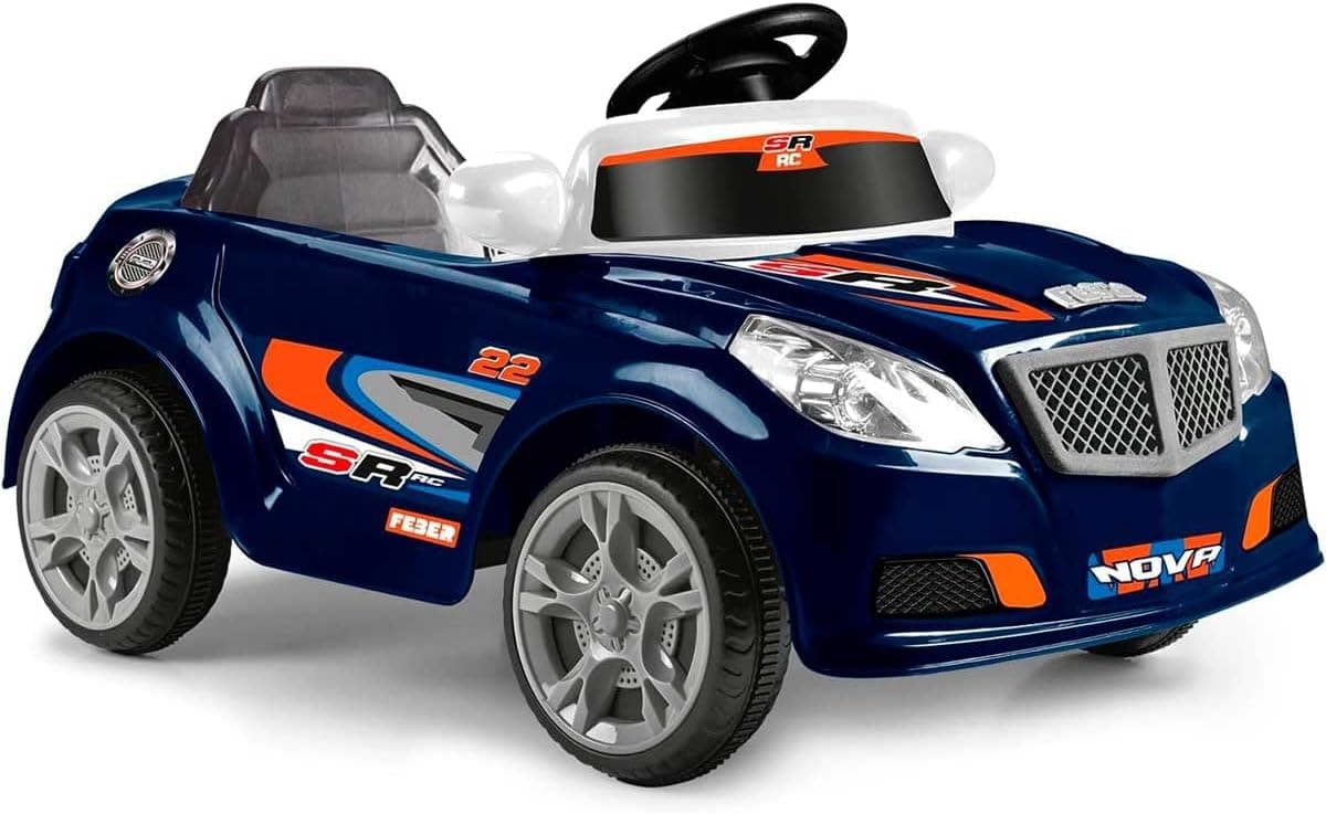 FEBER Twinkle Car R/C Coche Eléctrico, Azul Oscuro, 3-6 años