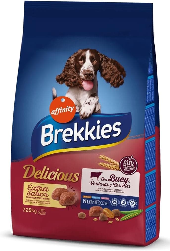 Brekkies Dog Croquetas Tiernas para Perros, 3kg
