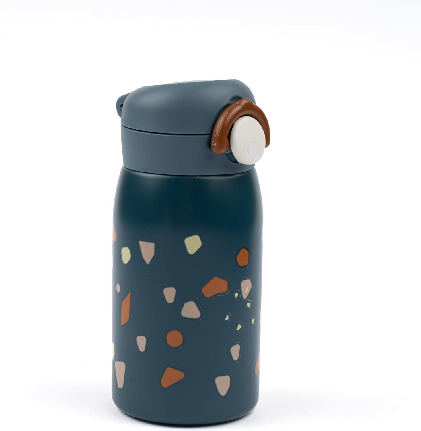 Fabelab Botella de Agua Niños 320 ml | Diseño Guijarro | Acero Inox Sin BPA | Escuela Sin Fugas | Botella de Agua