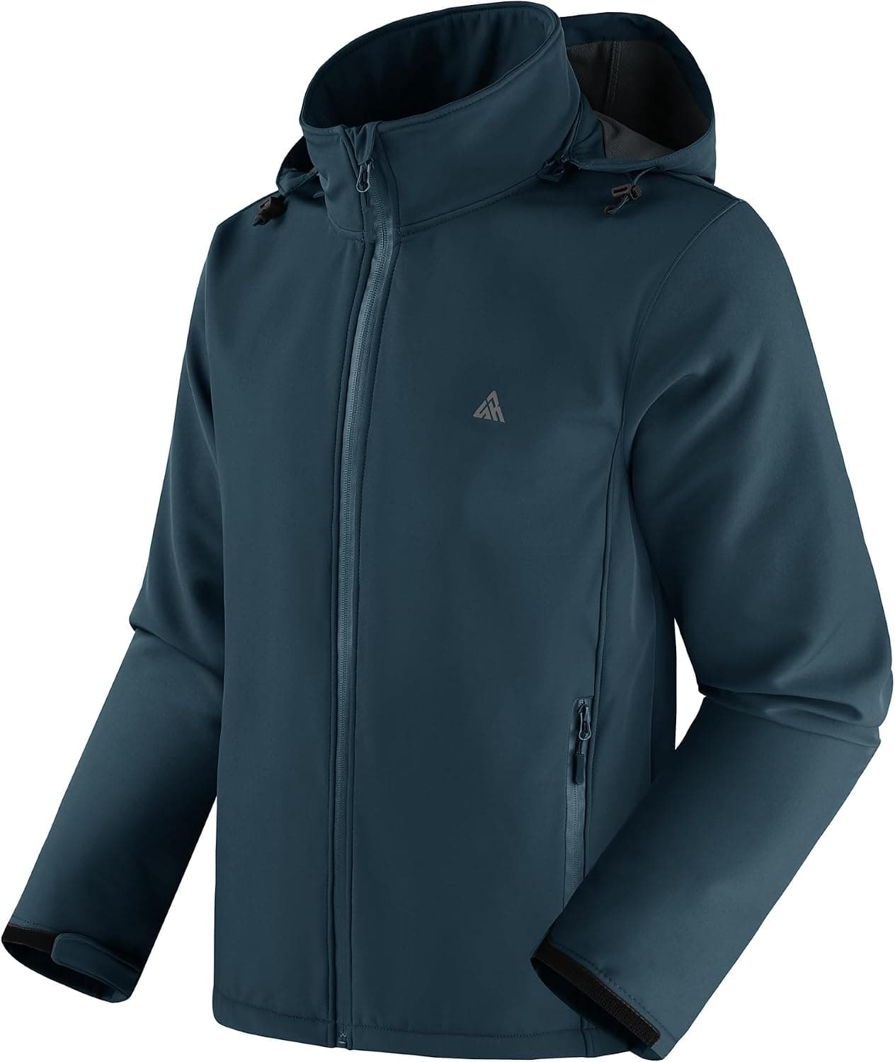 SwissWell Chaqueta Hombre Softshell de Senderismo Hombre Exteriores Multifuncional Cortaviento Impermeables Invierno Chaquetas Cálida con Capucha con Bolsillos para Marcha Acampada