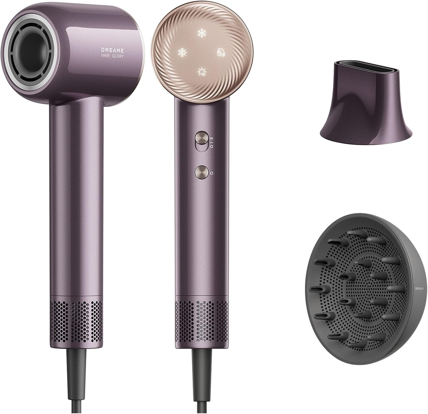 DREAME Hair Glory Combo, Secador de Pelo de Alta Velocidad