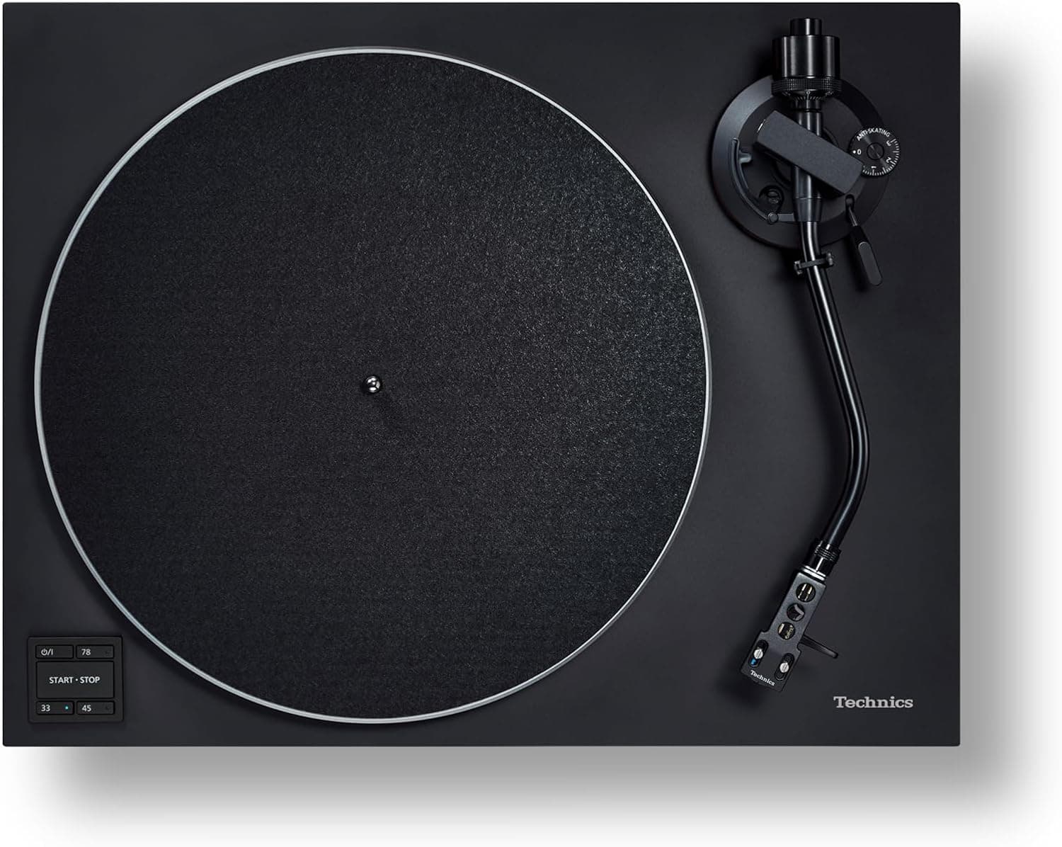 Technics SL-40CE-K Tocadiscos de Tracción Directa, Motor Sin Núcleo, Ecualizador De Fono Integrado, Cápsula AT-VM95C, Plato De Aluminio, Negro