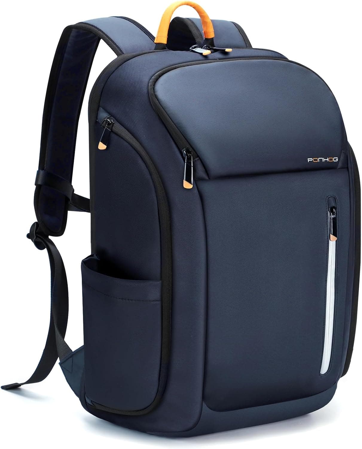 Ponhog Mochila Portátil para Hombre 17.3 Pulgadas - Mochila de Negocios Antirrobo Impermeable 900D con Gran Apertura 180°, Capacidad 30L para Viaje, Trabajo, Commuting, Azul