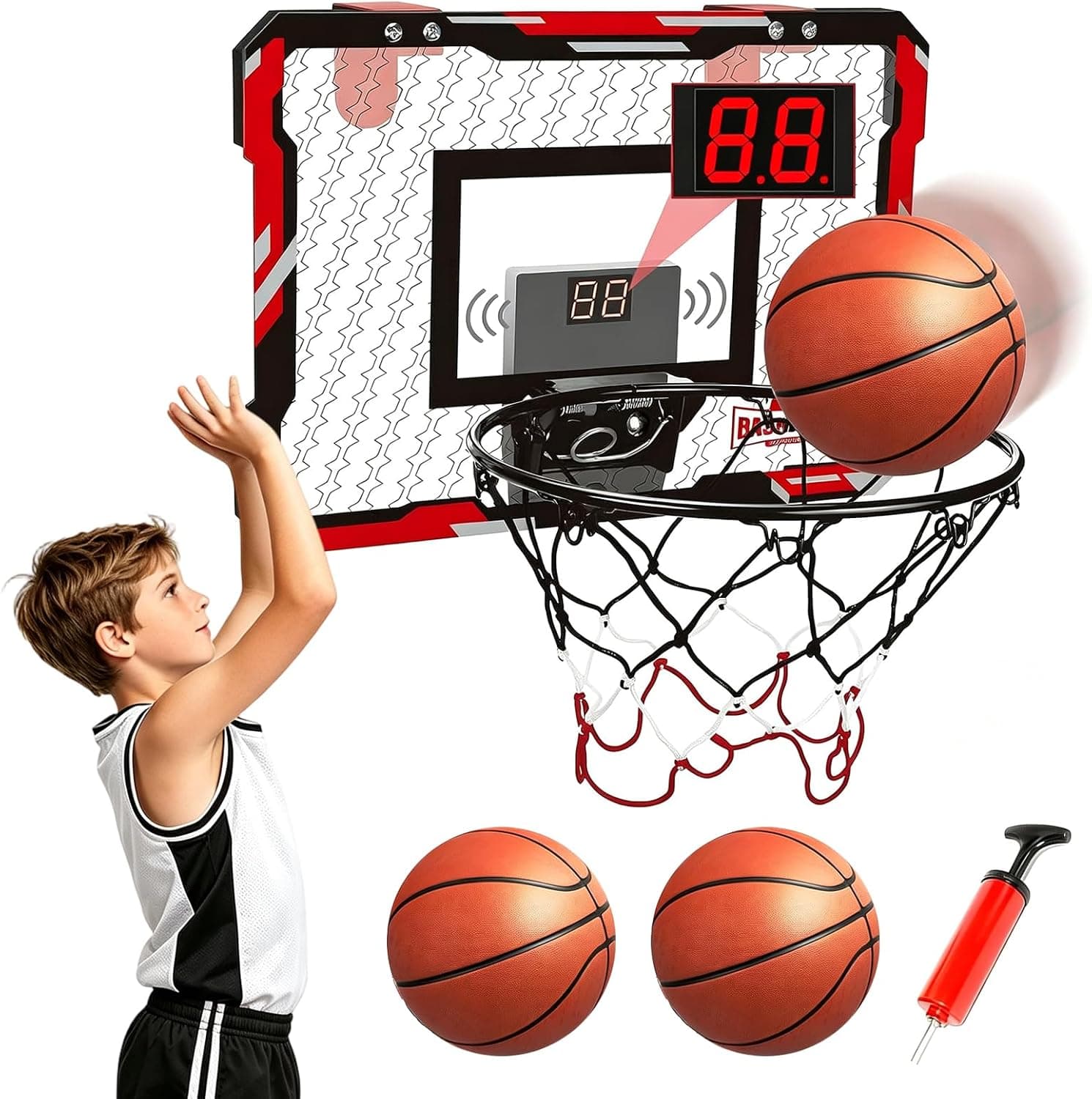 Canasta Baloncesto Infantil, Niños y Niñas de 5 6 7 8 9 10 11 12 años