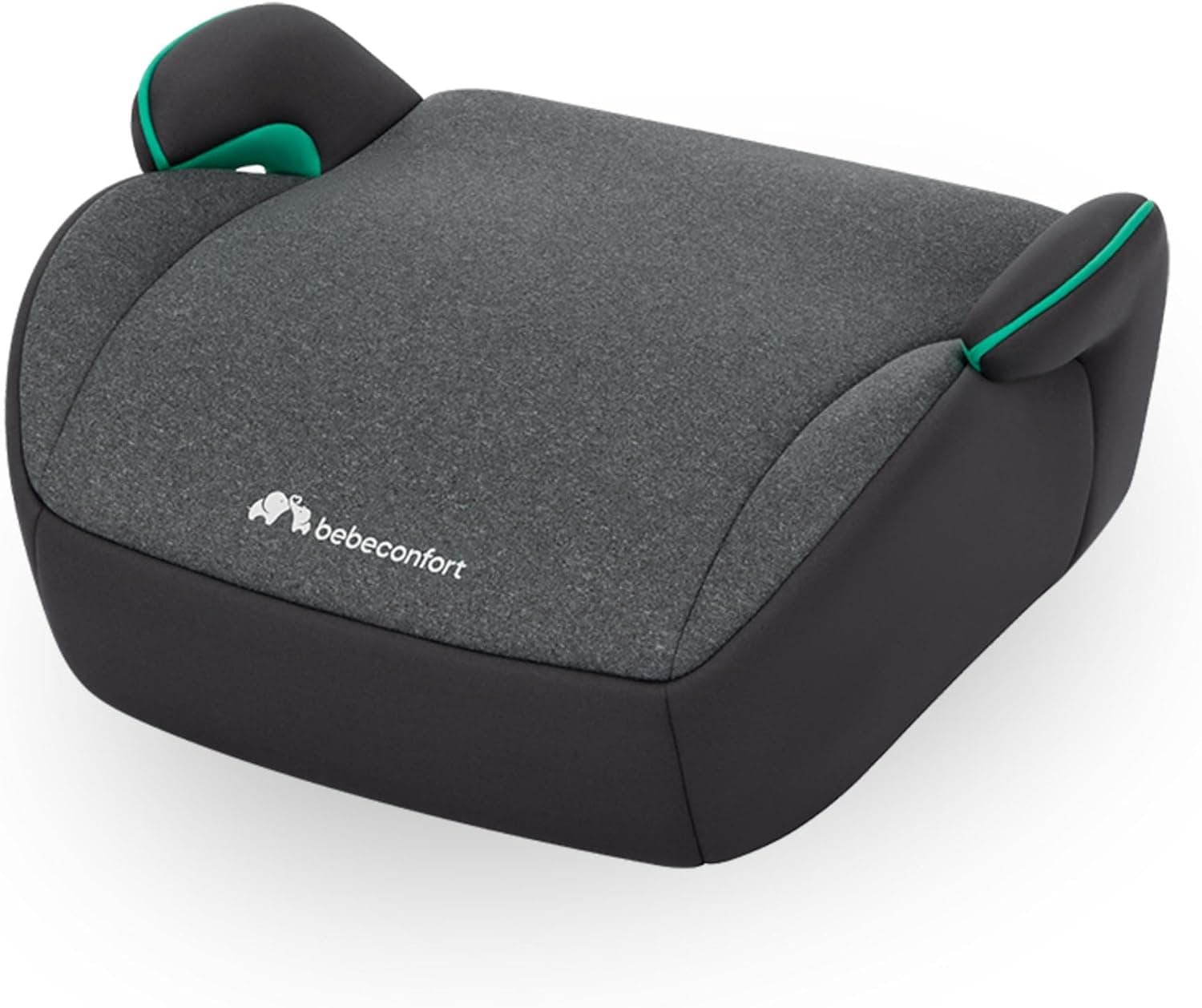 Bebeconfort Manga i-Safe Asiento Elevador Coche, 6-12 Años, 125-150 cm, Compacto y Ligero (menos de 1 kg), Fácil Instalación con Cinturón, Acolchado, Tejidos Suaves, Tinted Graphite