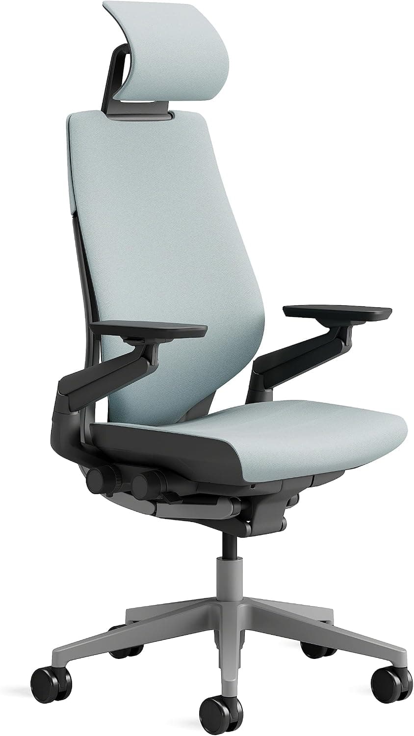 Steelcase Silla ergonómica: Gesture, Lumbar, reposa Cabeza, Nube tormenta