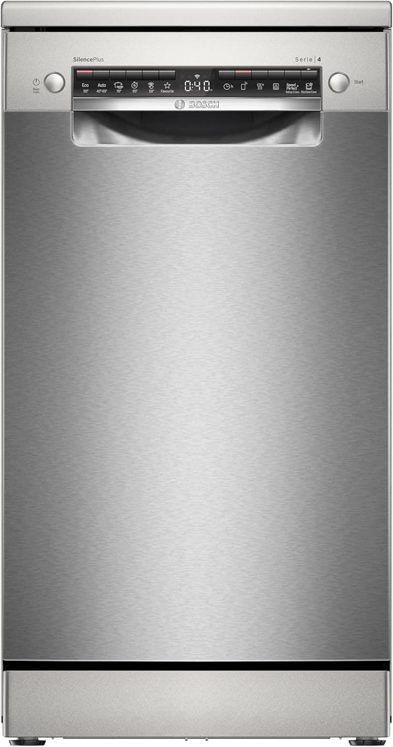 Bosch, Lavavajillas, Serie 4, 45 cm, 10 servicios, Inox, SPS4HMI13E