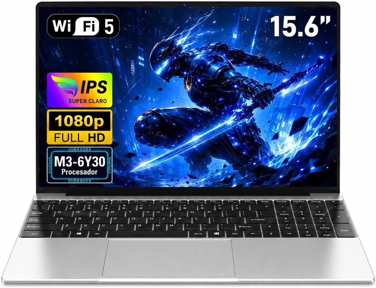 MOONFISH 2026 Pc Portátil Estudio 15,6 Pulgadas, 4425Y, 16GB RAM 256GB SSD
