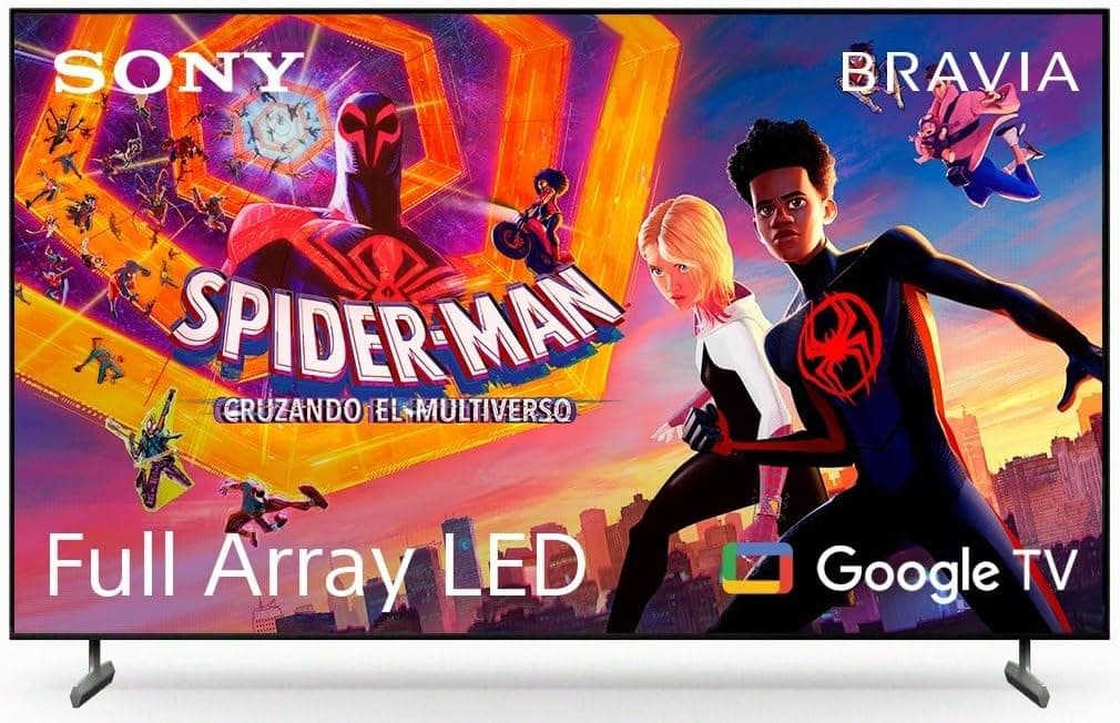 Sony BRAVIA KD55X85L, 55 pulgadas, TV Full Array LED, 4K HDR, Smart Google TV, Funciones ECO, Bravia Core, Marco fino