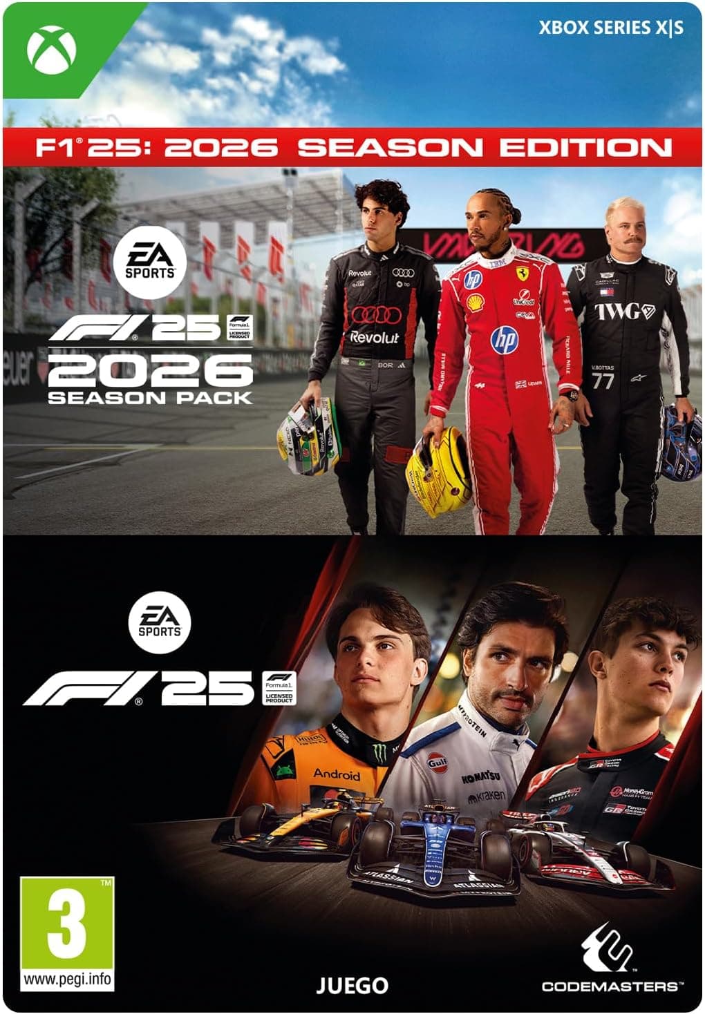 F1 25 2026 SEASON EDITION | Xbox Series X|S - Código de descarga