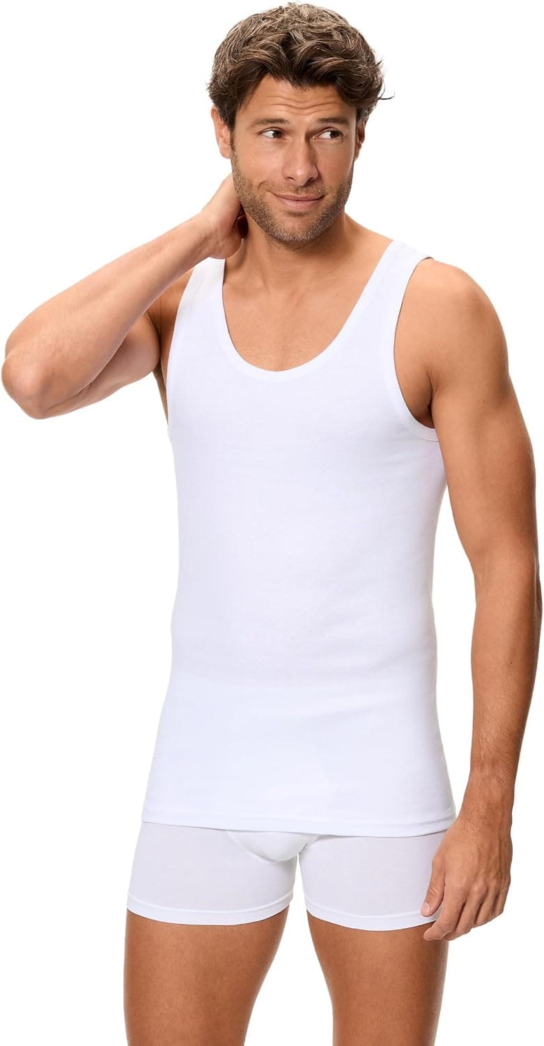 Abanderado Camiseta de tirantes línea Original Algodón 100% Hombre x1