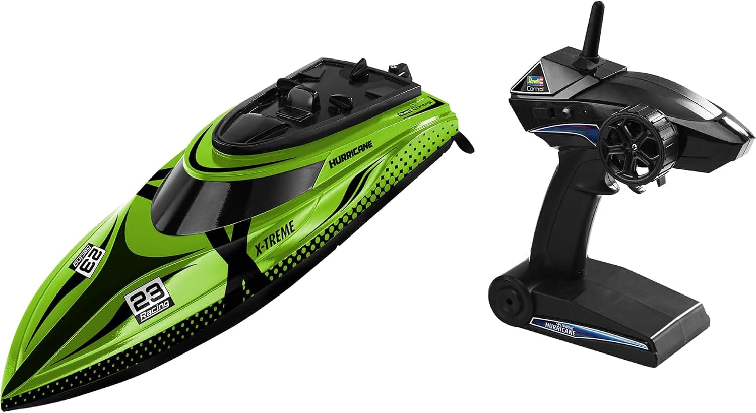 Revell Control- Revell Control-24139-Speedboat radiocommandé Rapide Hurricane à Batteries-télécommandé et performant Bateau, 24139