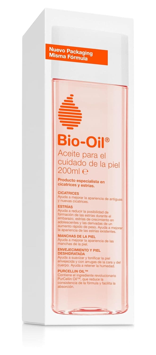 Bio-Oil | Aceite para el Cuidado de la Piel con Estrías, Cicatrices y Manchas | Tratamiento corporal y Facial | 200 ml