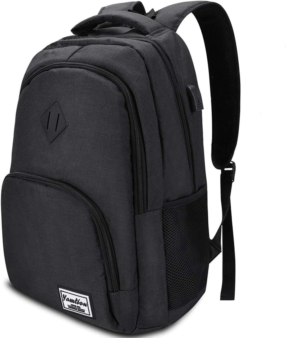 YAMTION Mochila Escolar,17.3 pulgadas Mochila Ordenador Mochila Portatil para Adolescente Estudiante Universidad Instituto Oficina Trabajo Hombre Mujer
