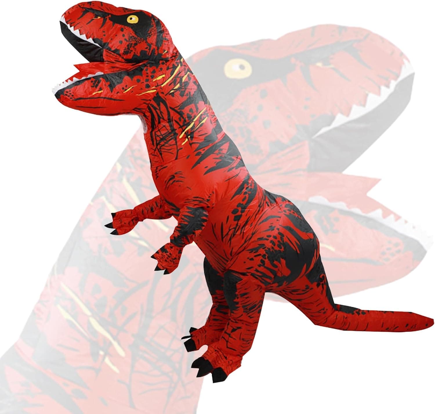 Disfraz Dinosaurio Adulto Hinchable T-Rex - Traje de Carnaval, Halloween, Fiestas - Tamaño Único, Fácil de Usar