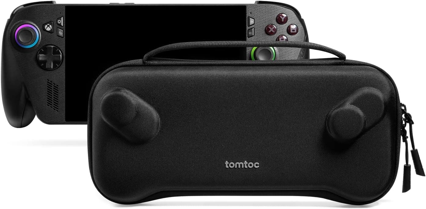 tomtoc Funda de Transporte Compatible con ASUS ROG Xbox Ally / Xbox Ally X 2025, Slim Carcasa Delgada, Case Protectora, Bolsa Dura Portátil de Viaje para Consola, Funda Ligera de Viaje