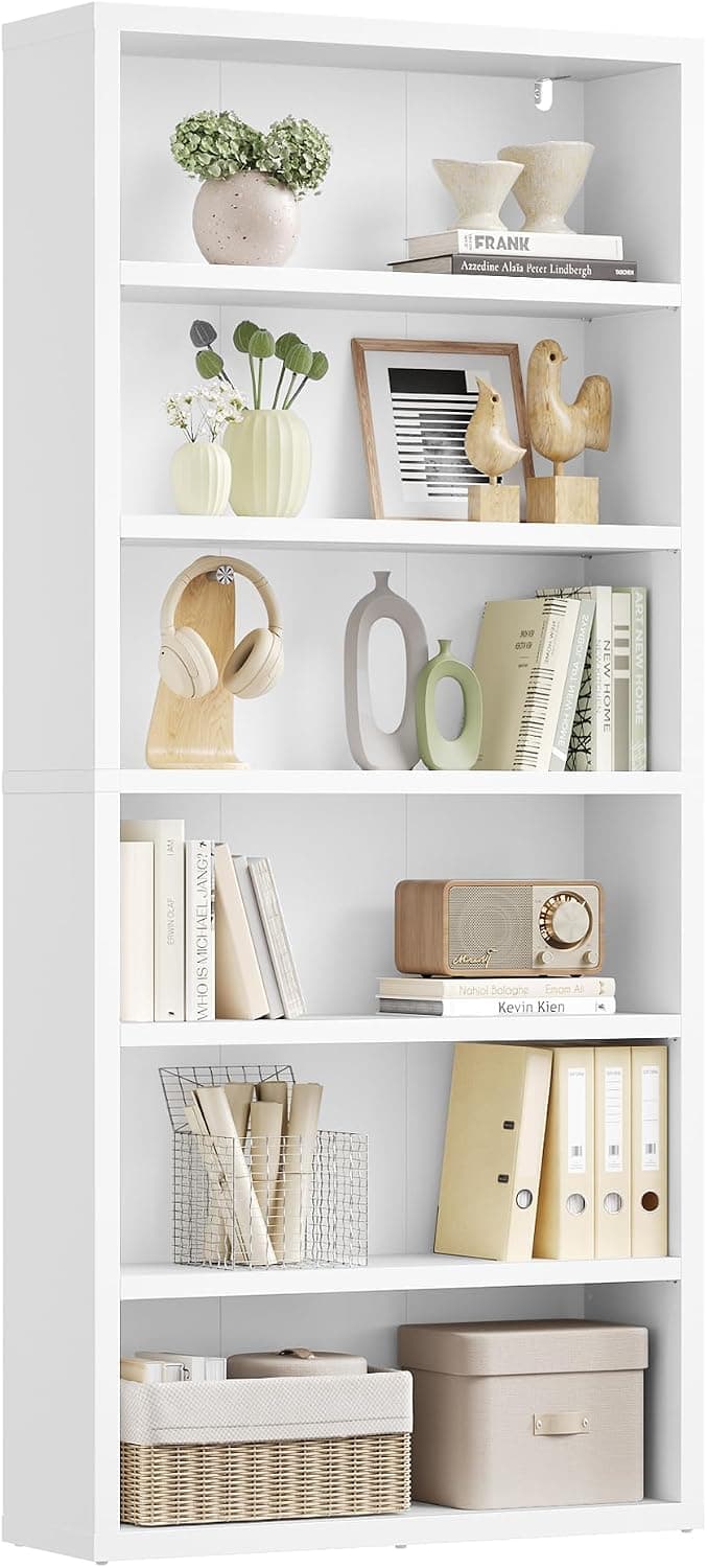VASAGLE Libreria Estanteria, Estantes Ajustables, 6 Niveles