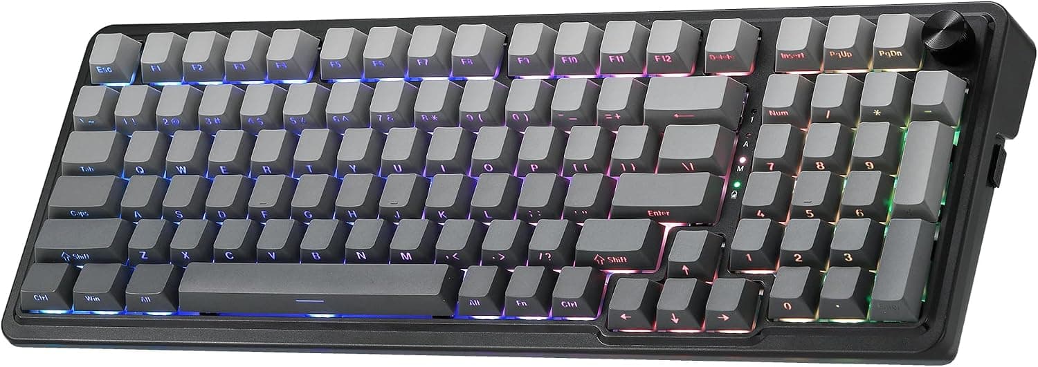 Redragon K686 Pro Teclado Mecánico Gasket 3 Modos RGB 98 Teclas