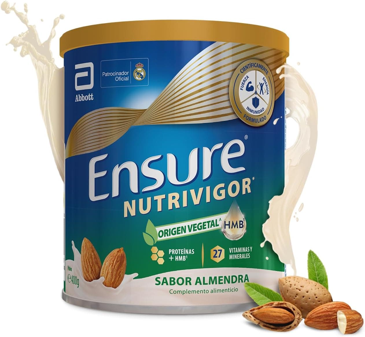 Ensure Nutrivigor Vegetal Almendra 400 g, Nutrición para Adultos