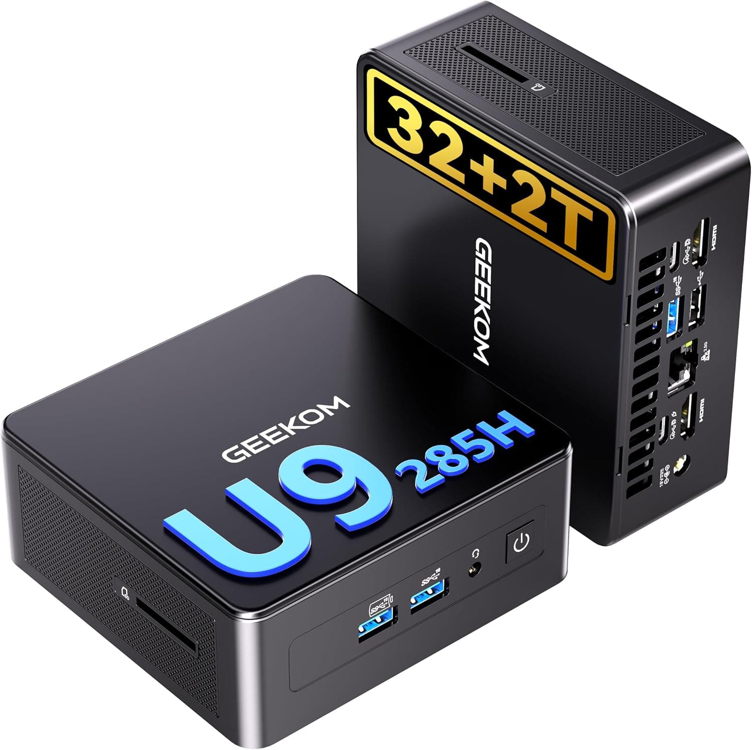 GEEKOM IT15 AI Mini PC con Intel Ultra 9 285H, 32GB DDR5+ 2TB SSD PCIe Gen4