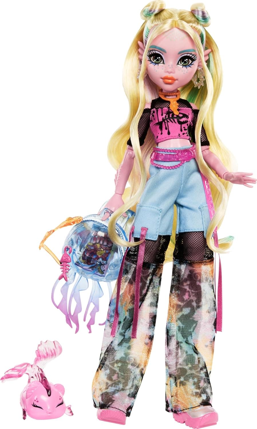 Monster High Lagoona Blue Muñeca con Pantalones Cargo