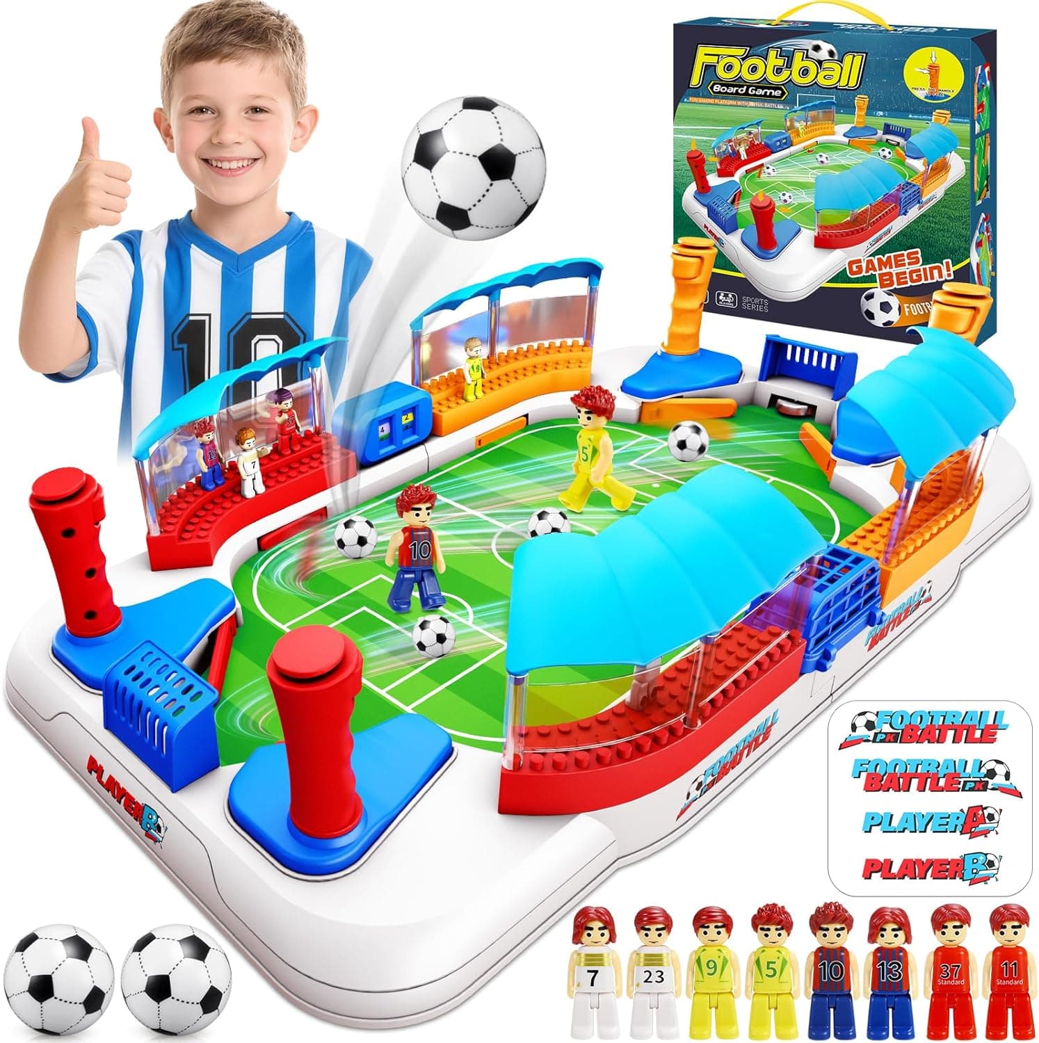 Mini Futbolines para Niños Adultos - Juegos de Mesa Interactivos en Familia