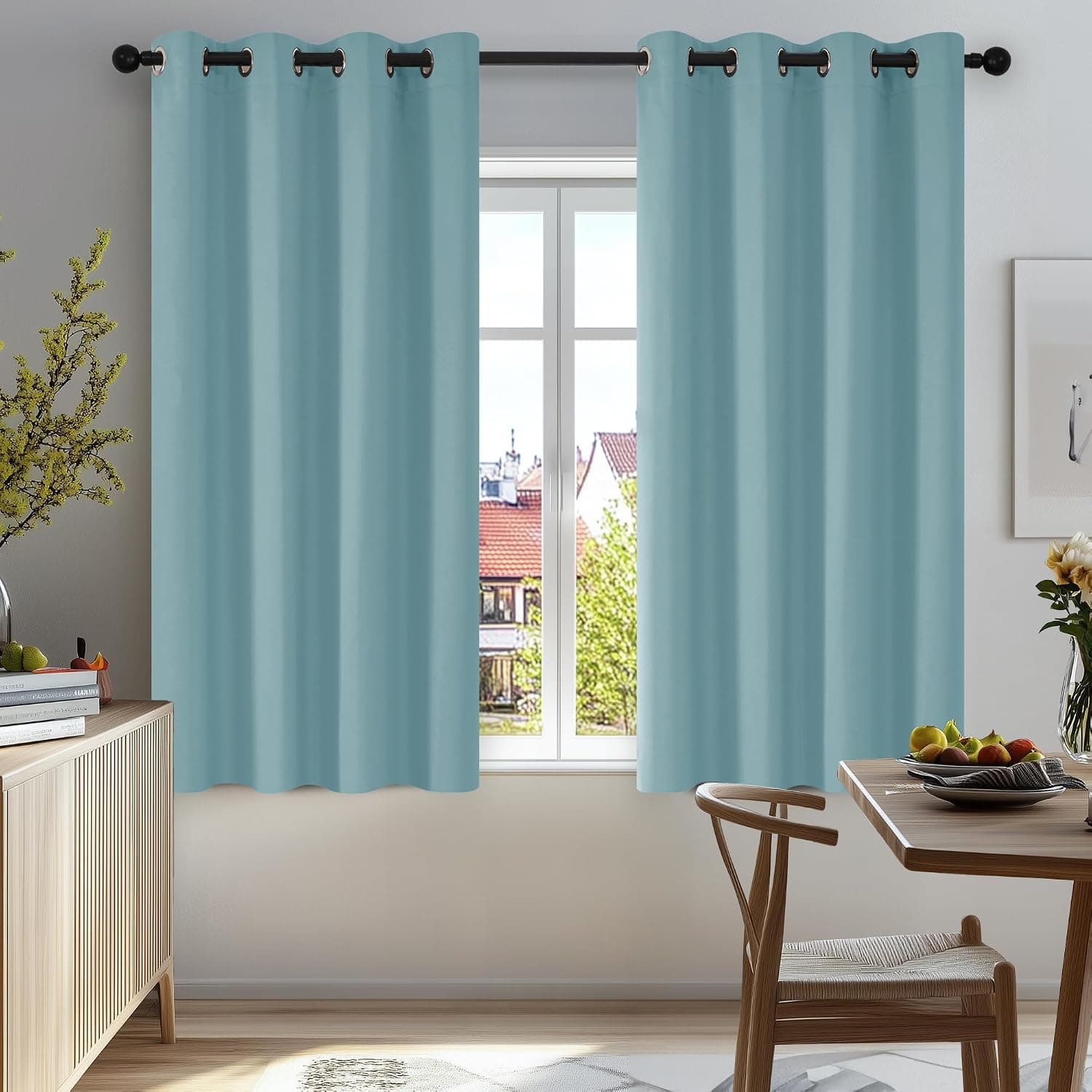 Deconovo Cortinas Opacas Térmicas para Dormitorio y Salón, 2 Piezas
