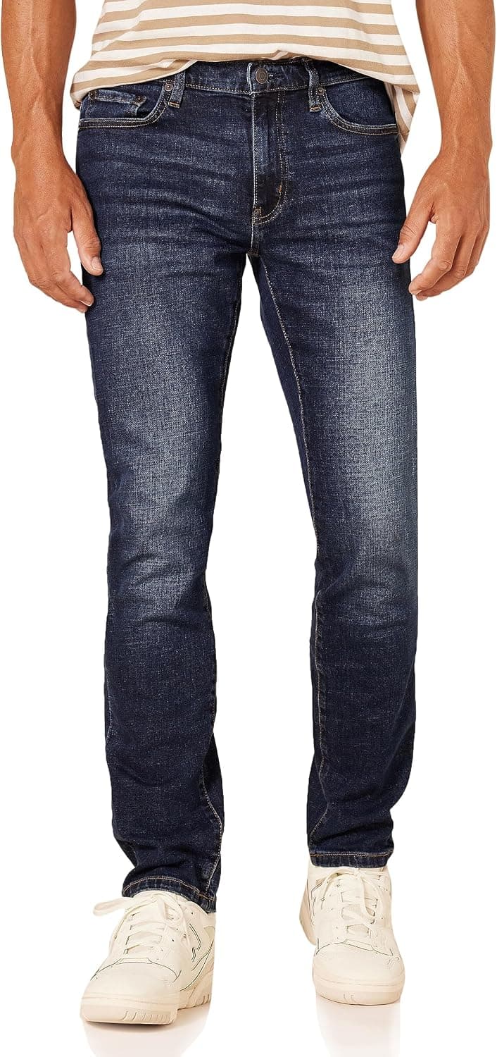 Amazon Essentials Hombre Vaqueros Ajustados - Colores interrumpidos