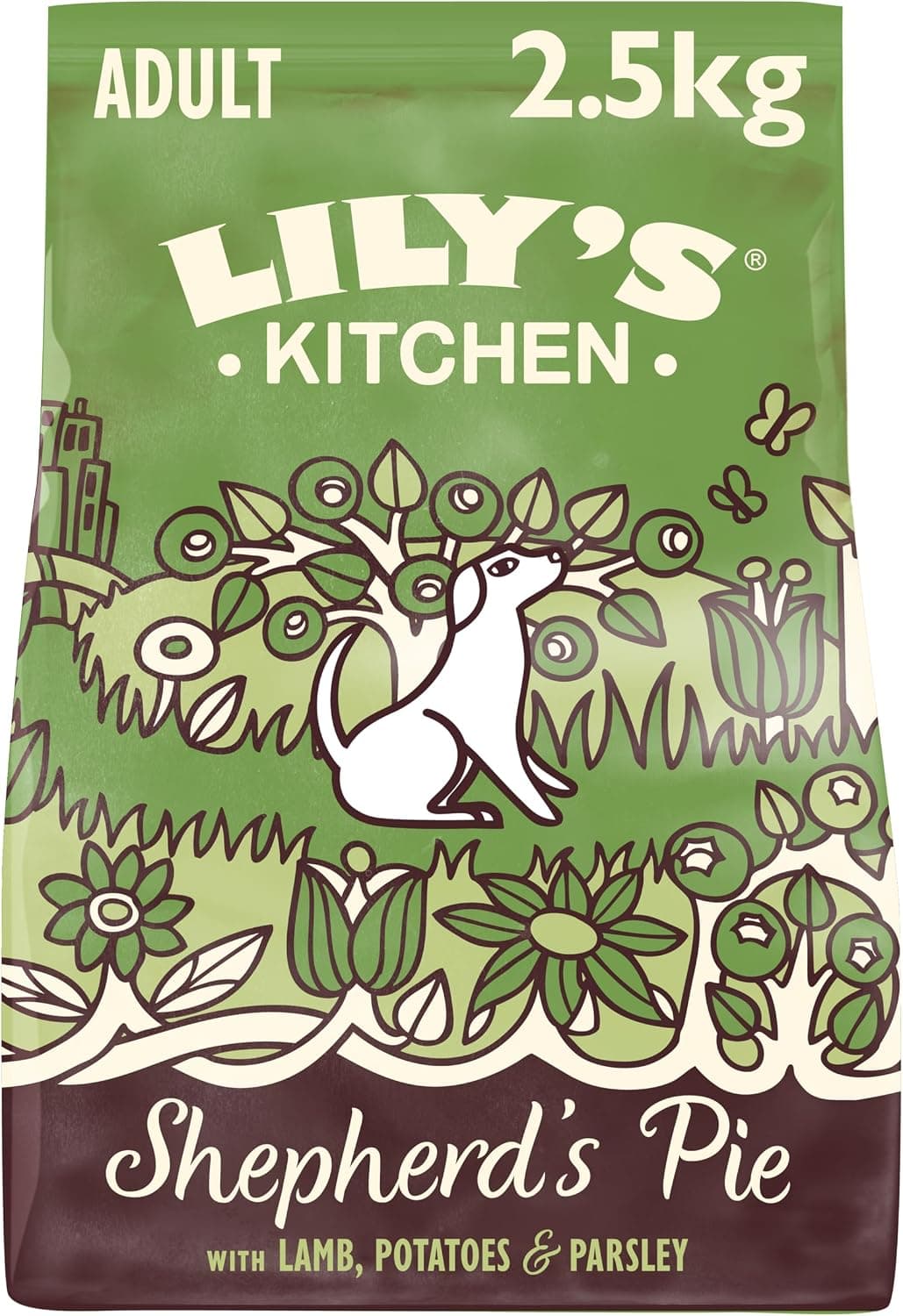 Lily's Kitchen Alimento seco completo para perros adultos, con cordero, 2.5 kg
