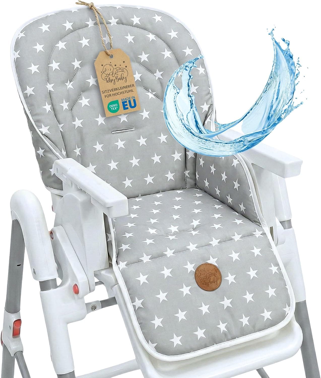 Cojín de trona reductor de asiento para bebé niños funda de asiento