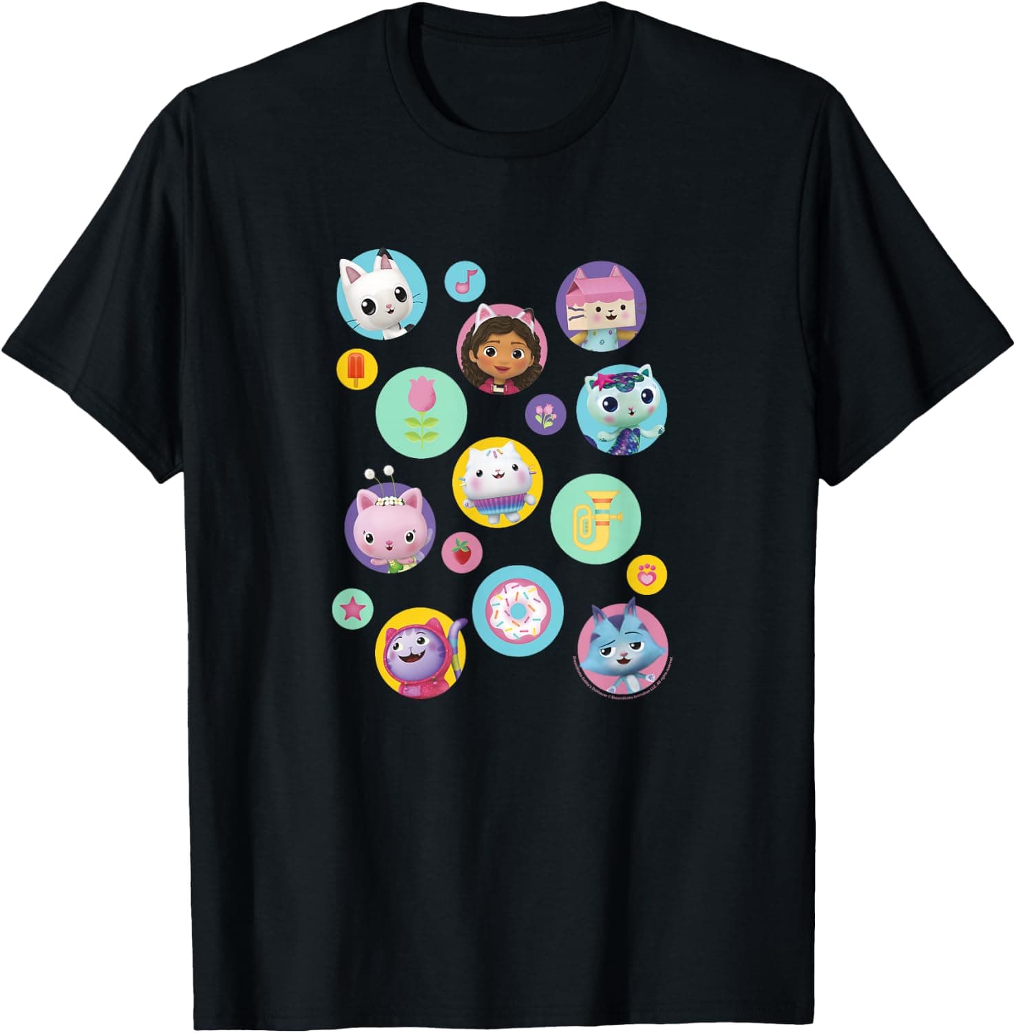 Gabby's Dollhouse Icons Camiseta