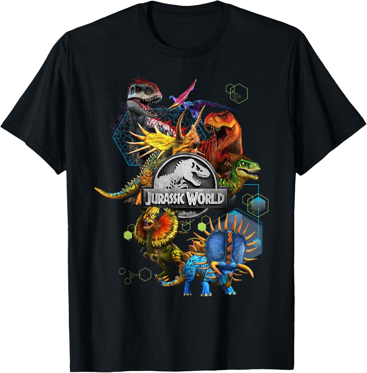 Jurassic World Genetic Dinosaur Mashup Camiseta
